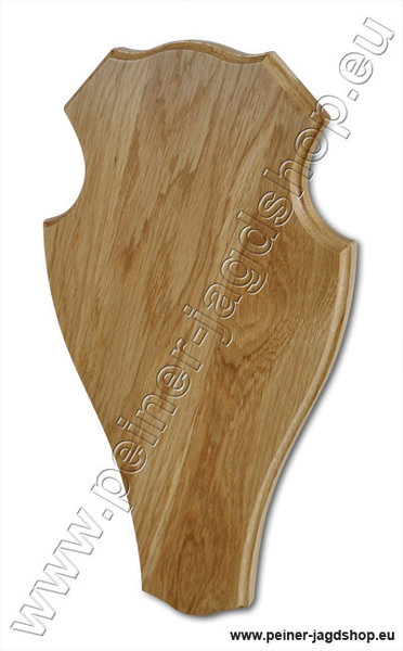 Trophäenschild für damhirsch aus eschenholz Stangen Brett 40x23cm 030201 
