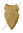 Trophäenbrettchen für Rehbock 19x12cm Eiche dunkelbraun ohne Kieferfach (C081d)